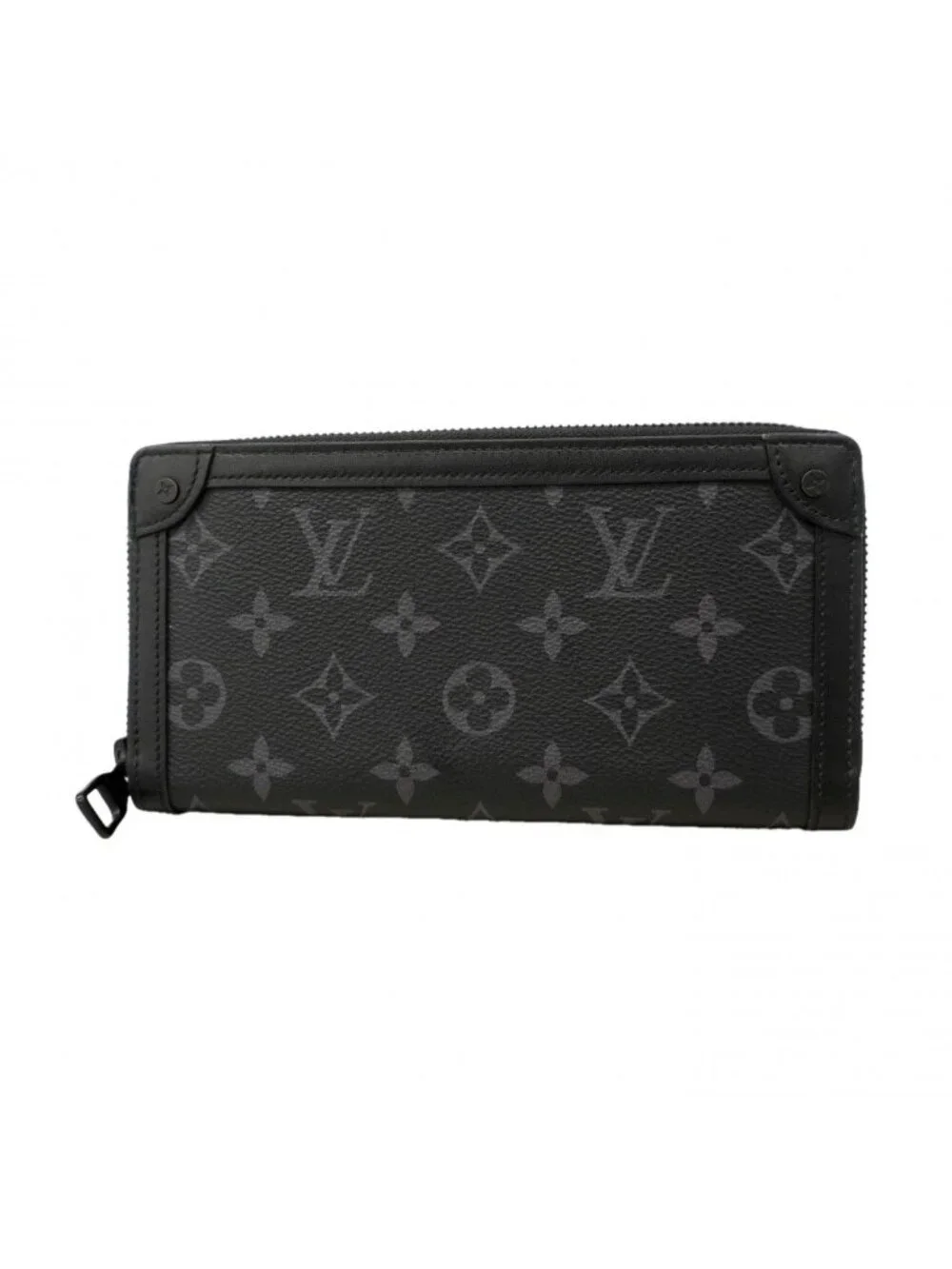 Louis Vuitton Wallet Monogram Eclipse zippy Black